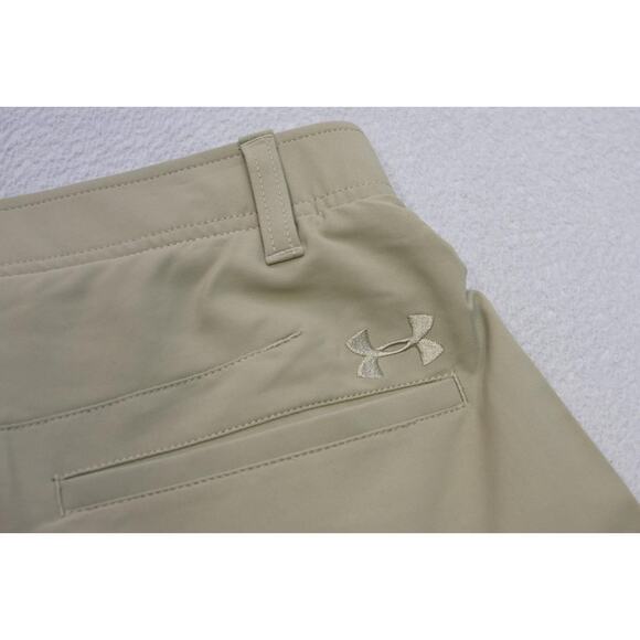 Under Armour Golf Pants Beige Performance Flat Athletic Mens Sz 30 x 30 - Picture 1 of 9